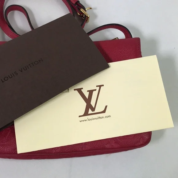 π RARE π LOUIS VUITTON LEATHER PINK CROSSBODY TWICE - Picture 16 of 16